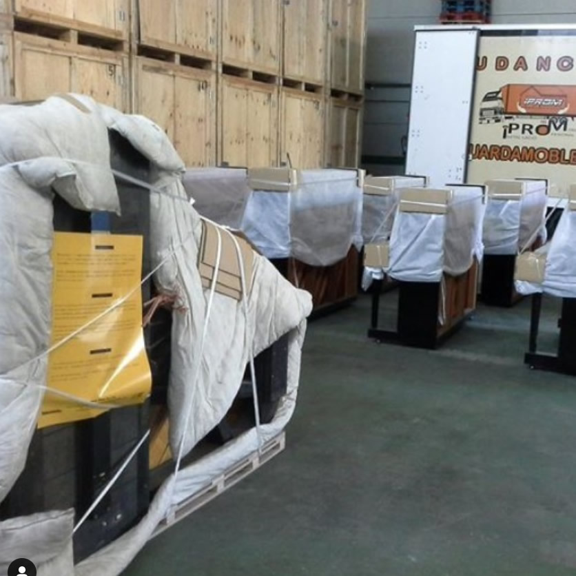 Guardamuebles para pianos